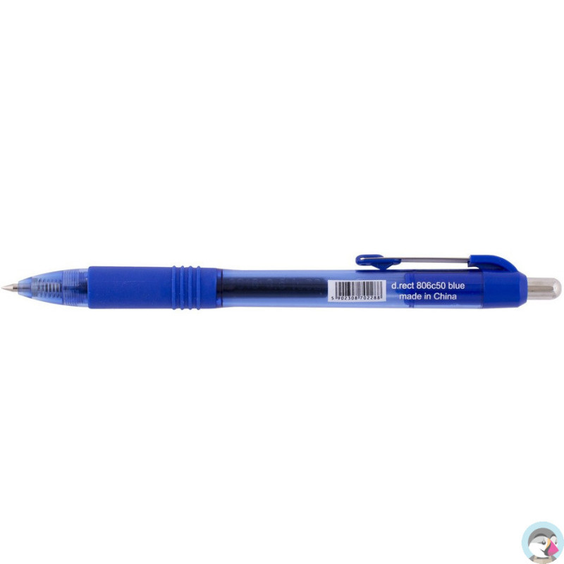 Pióro żelowe automatyczne 0,5mm niebieskie AH-806c50 166123 D.RECT