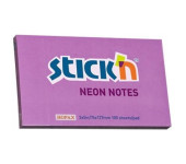 Bloczek STICKN 127x76mm fioletowy neonowy 100k 21214 STICKN