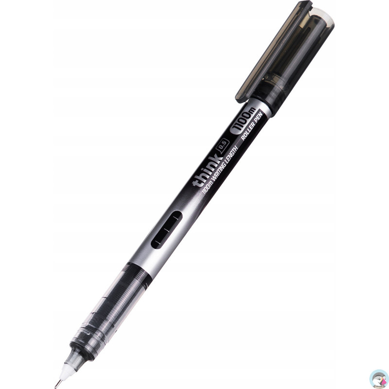 Pióro kulkowe 0,5 mm THINK czarne EQ300BK DELI
