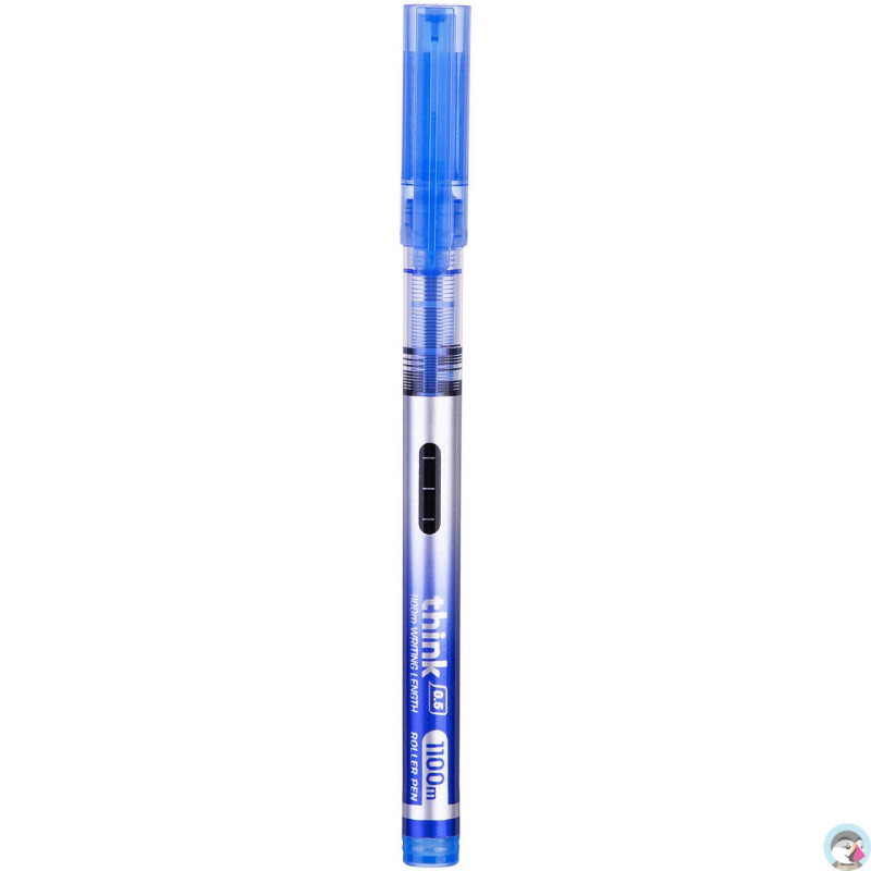 Pióro kulkowe 0,5mm THINK niebieskie EQ300BL DELI