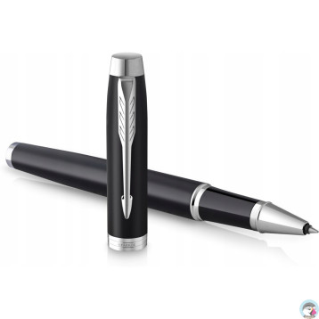 Pióro kulkowe IM MATTE BLACK chromowane wykończenie 2143634 PARKER
