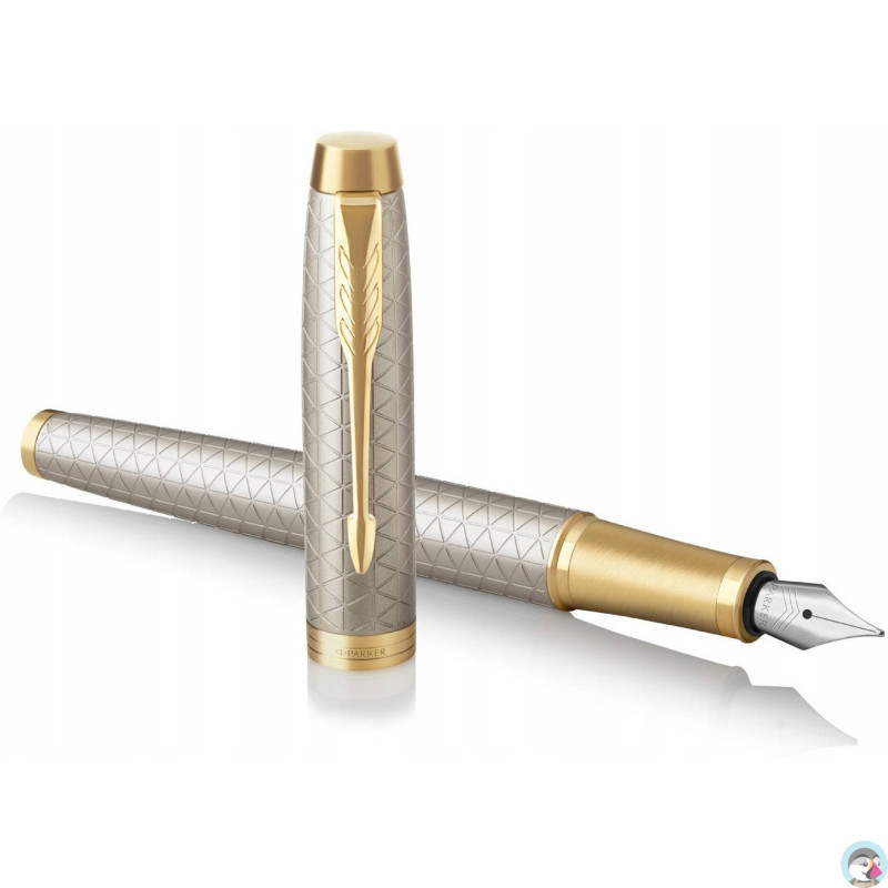 Pióro wieczne (F) IM PREMIUM warm grey GT 1931684 PARKER