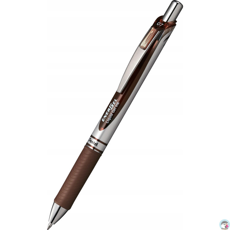 Pióro kulkowe ENERGEL BL77 brązowe 0,7mm PENTEL