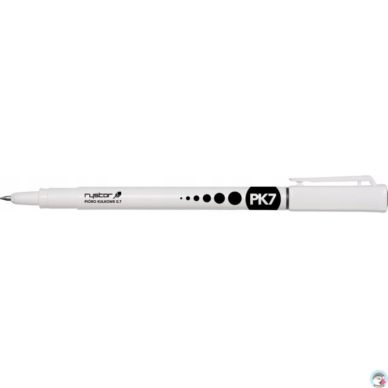 Pióro kulkowe 0.7mm PK07/A czarne 404-000 RYSTOR