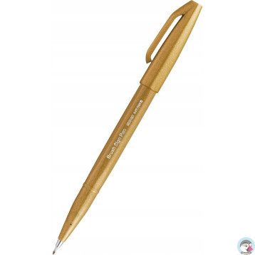 Pisak BRUSH SIGN PEN ciemno żółty SES15C-Y