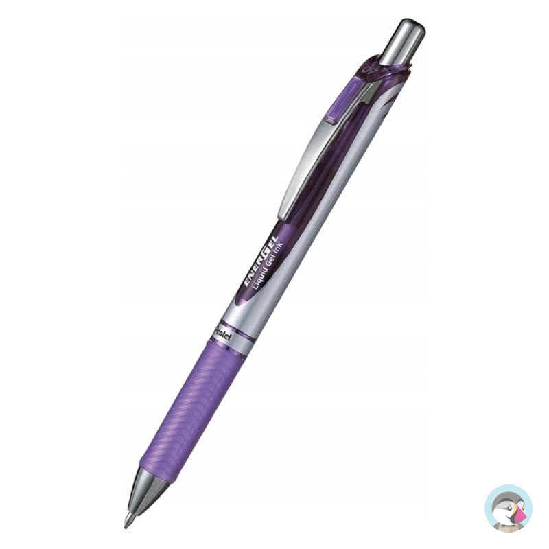 Pióro kulkowe ENERGEL BL77 liliowe 0,7mm PENTEL