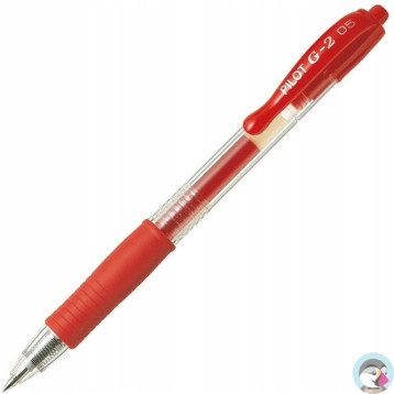 Pióro żelowe PILOT G2 czerwony PIBLG2-5R