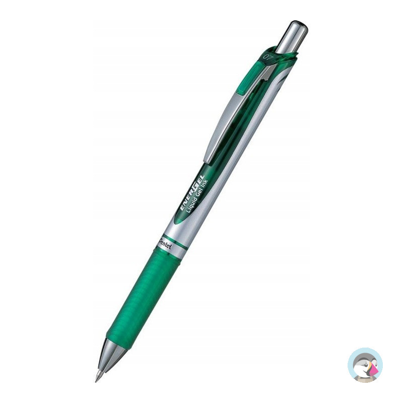 Pióro kulkowe ENERGEL BL77 zielone 0.7mm PENTEL