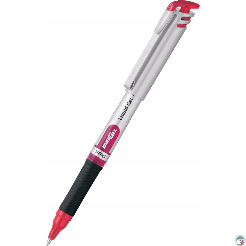 Pióro kulkowe EnerGel BL17 czerwone 0.7mm PENTEL