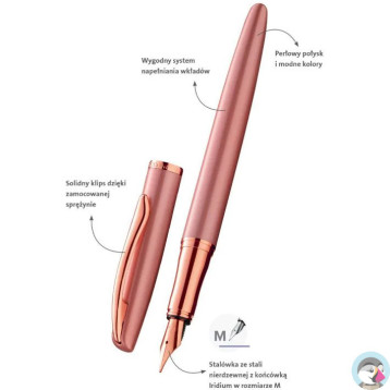 Pióro wieczne Jazz Noble Elegance ROSE etui PELIKAN 821810