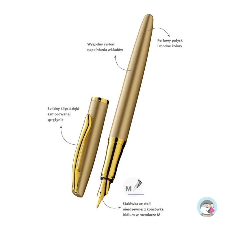 Pióro wieczne Jazz Noble Elegance GOLD etui PELIKAN 821827
