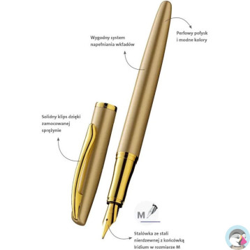 Pióro wieczne Jazz Noble Elegance GOLD etui PELIKAN 821827