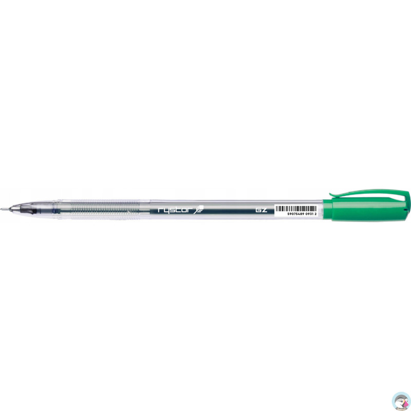 Pióro żelowe GZ-031/D zielone 426-003 RYSTOR