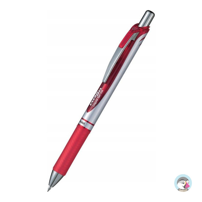 Pióro kulkowe ENERGEL BL77 czerwone 0.7mm PENTEL