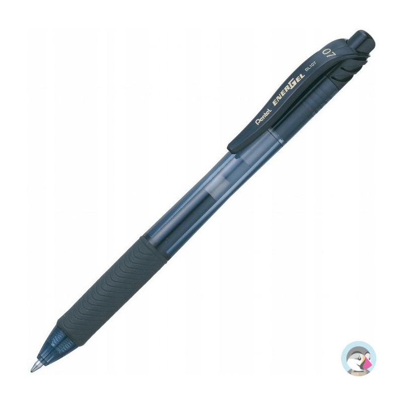 Pióro kulkowe PENTEL BL107 0.7mm czarne z tuszem żelowym