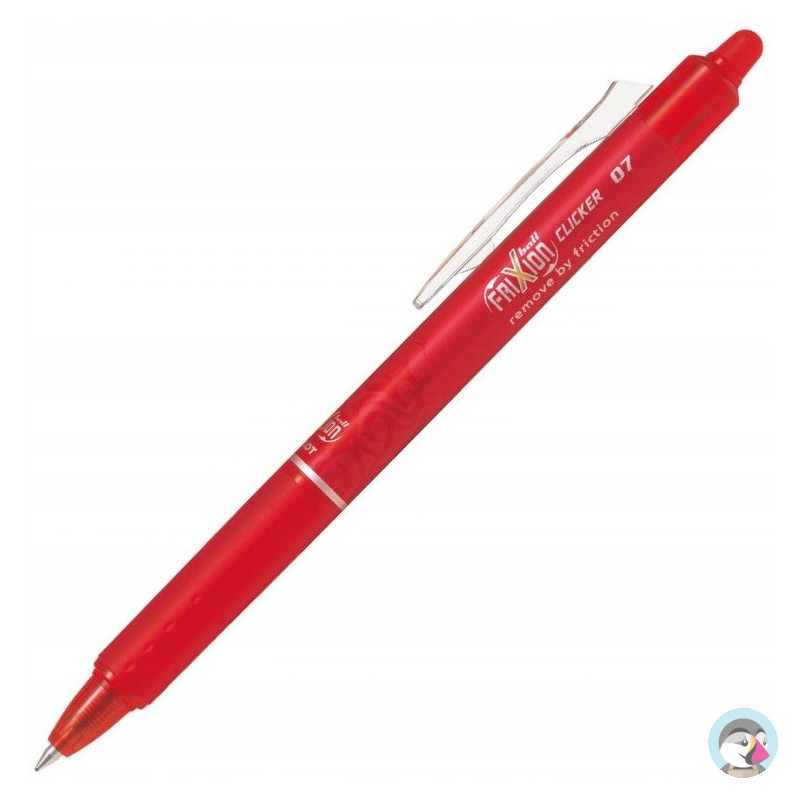 Pióro kulkowe PILOT FRIXION CLICKER czerwone PIBLRT-FR7-R