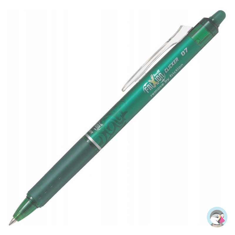 Pióro kulkowe PILOT FRIXION CLICKER zielone PIBLRT-FR7-G