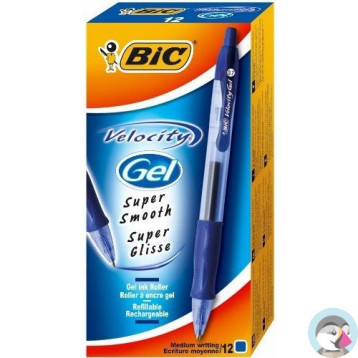 Pióro żelowe automatyczne Gelocity Gel Niebieski 829158 BIC
