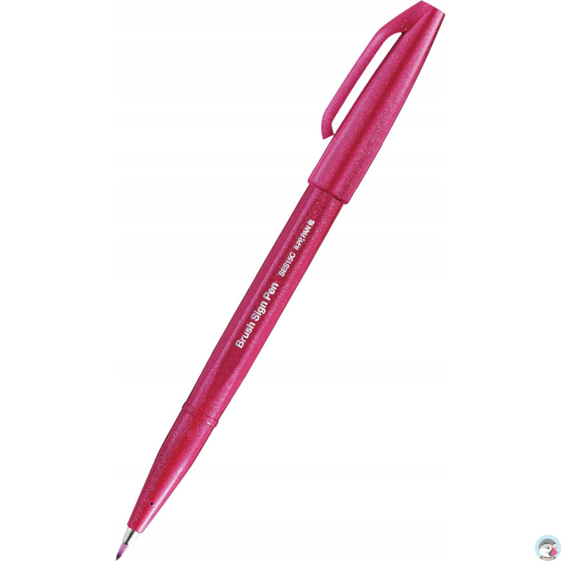 Pisak BRUSH SIGN PEN burgund SES15C-B2X PENTEL