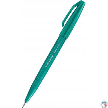 Pisak BRUSH SIGN PEN oliwkowy SES15C-D3X PENTEL