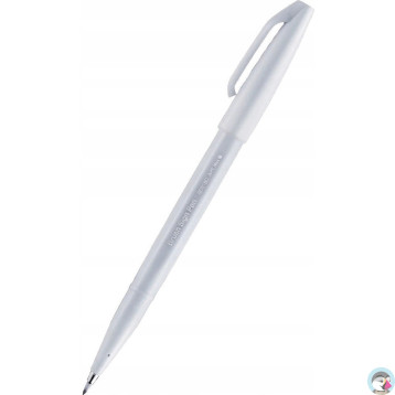 Pisak BRUSH SIGN PEN szary SES15C-N PENTEL