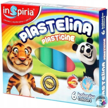Plastelina 6 kolorów 0463-0001-99 Panta Plast