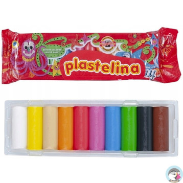 Plastelina 10 kol. 200G 1315S10 KOH-I-NOOR