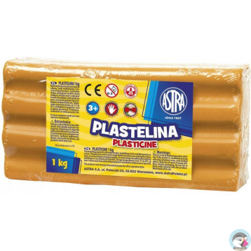 Plastelina szkolna dla dzieci 1kg pomarańczowa 303111005 ASTRA