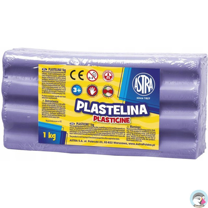 Plastelina Astra 1 kg jasno fioletowa 303111011