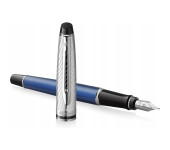 Pióro wieczne Expert Deluxe Metalic niebieski F CT 2187650 WATERMAN