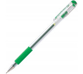 Pióro żelowe PENTEL K116 zielone z gumowym uchwytem Hybrid Gel Grip