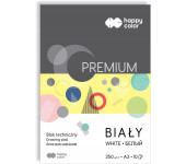 Blok techniczny A3 250g biały PREMIUM HA 3725 3040-0 HAPPY COLOR