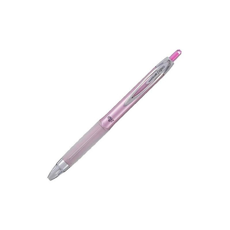 Pioro kulkowe czarne UMN-207C obudowa różowa UNI
