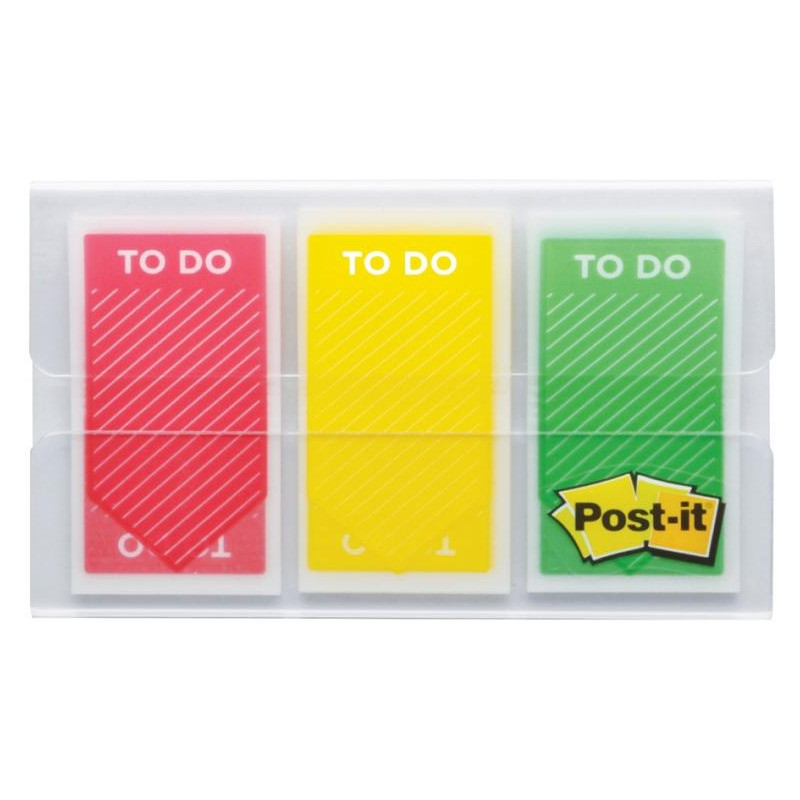 Zakładki indeksujące POST-IT 23,8x43,2mm DO WYKONANIA 682-TODO 3X20szt 3M