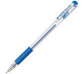 Pióro żelowe PENTEL K116 niebieski z gumowym uchwytem Hybrid Gel Grip