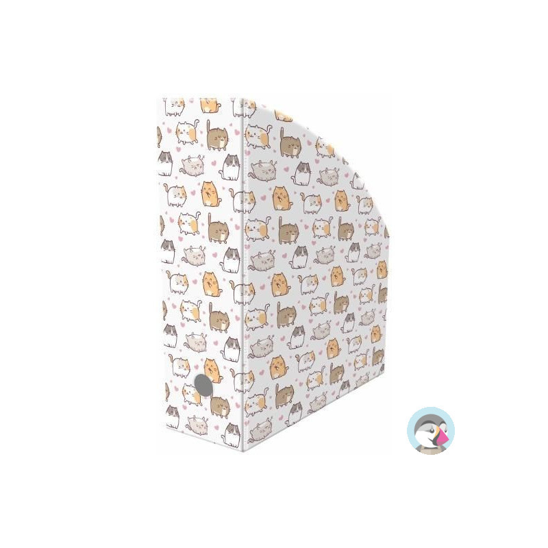 Pojemnik na dokumenty 10cm z nadrukiem KITTENS NSE-02-35 BIURFOL