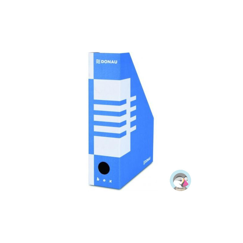 Pudełko na czasopisma składany kartonowy A4/ 800mm niebieski 7649001PL- 10 DONAU