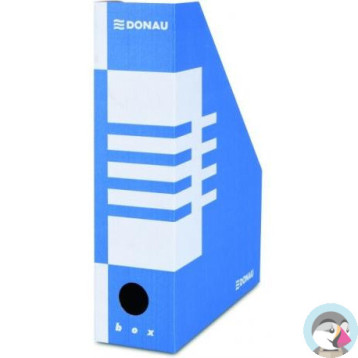 Pudełko na czasopisma składany kartonowy A4/ 800mm niebieski 7649001PL- 10 DONAU