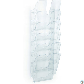 Zestaw 6 pojemników na dokumenty A4 pion przezroczysty 1700008401 DURABLE FLEXIPLUS