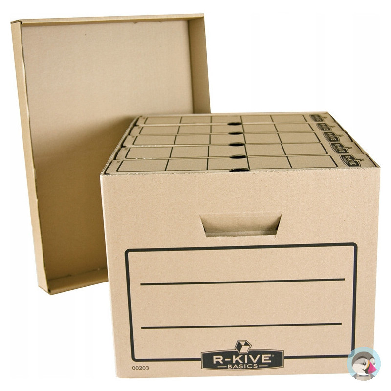 Pudło archiwizacyjne zbiorcze z pokrywką R-KIVE BASIC do dużych dokumentów 0020303 FELLOWES