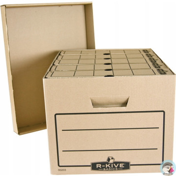 Pudło archiwizacyjne zbiorcze z pokrywką R-KIVE BASIC do dużych dokumentów 0020303 FELLOWES