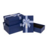 Zestaw pudełek ozdobnych PUG-24262-PR BLUE (3szt) ROZETTE