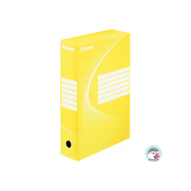 Pudło archiwizacyjne na dokumenty 80mm Standard żółte 128413 ESSELTE