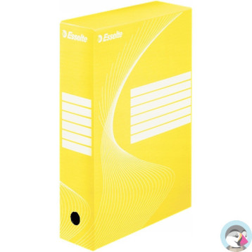 Pudło archiwizacyjne na dokumenty 80mm Standard żółte 128413 ESSELTE