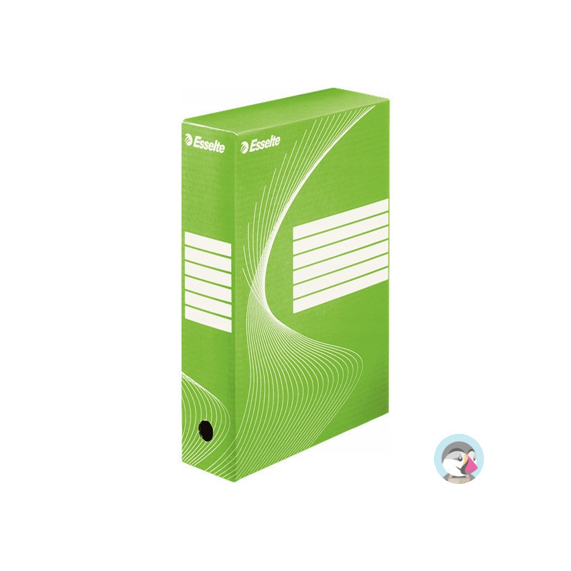 Pudło archiwizacyjne na dokumenty 80mm Standard zielone 128414 ESSELTE