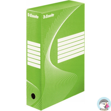Pudło archiwizacyjne na dokumenty 80mm Standard zielone 128414 ESSELTE