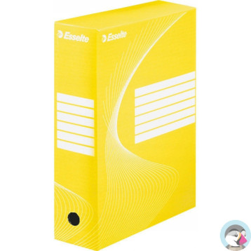 Pudło archiwizacyjne na dokumenty 100mm Standard żółte 128423 ESSELTE