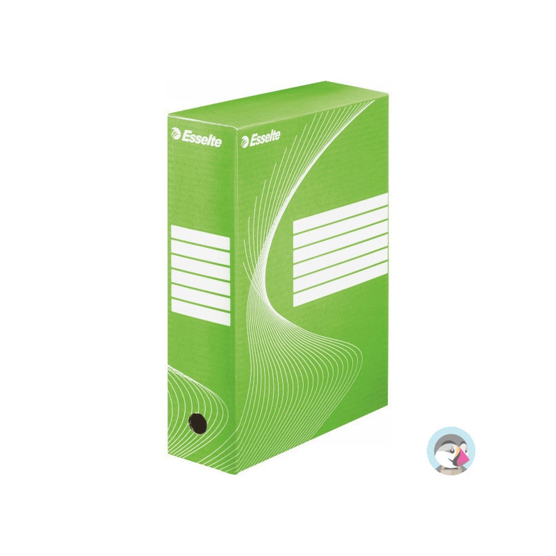 Pudło archiwizacyjne na dokumenty 100mm Standard zielone 128424 ESSELTE