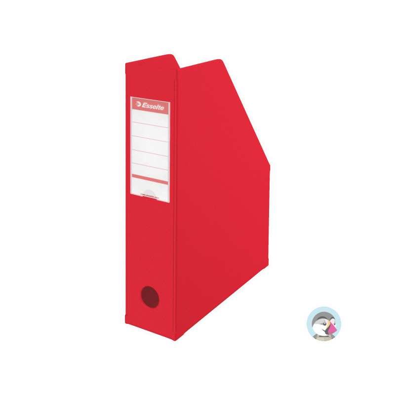 Pojemnik składany A4 70mm czerwony ESSELTE PVC 56003