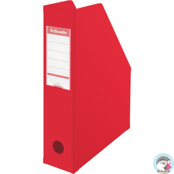 Pojemnik składany A4 70mm czerwony ESSELTE PVC 56003